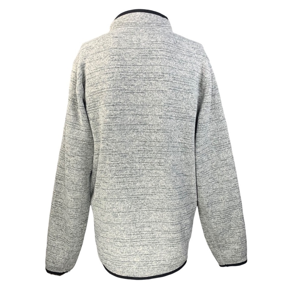 NWT Abercrombie & Fitch Medium 1/4 Zip Soft Fleece Pullover - Picture 3 of 9